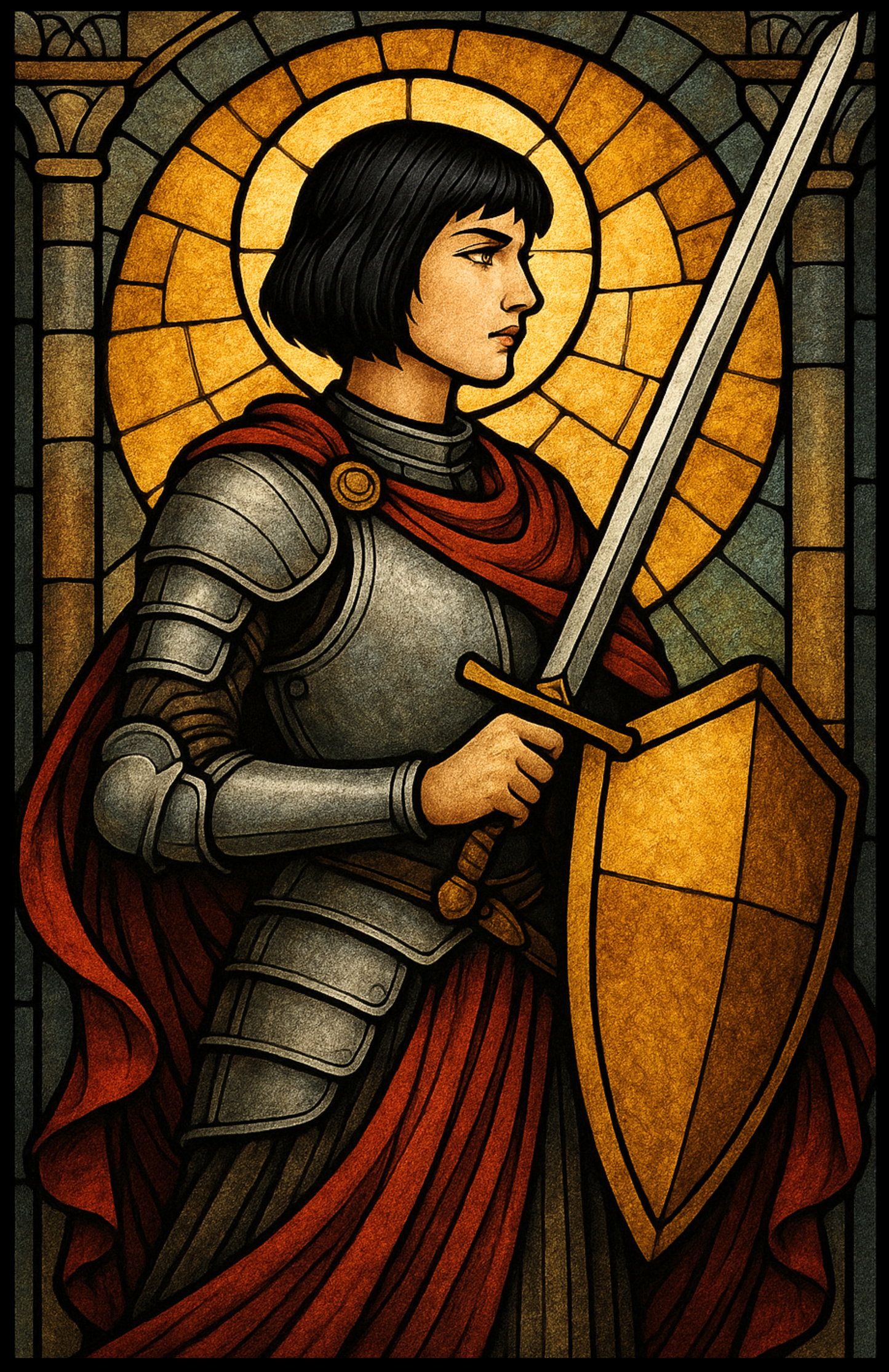 T-Shirt "Jeanne D'arc" - [Dos]